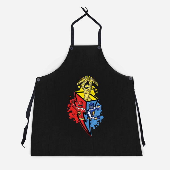 Dino Rangers-Unisex-Kitchen-Apron-nickzzarto