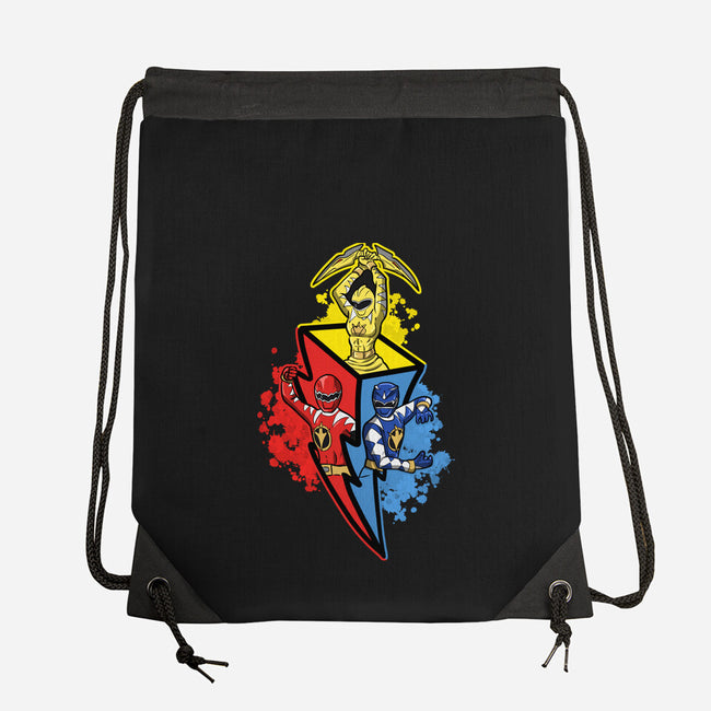 Dino Rangers-None-Drawstring-Bag-nickzzarto