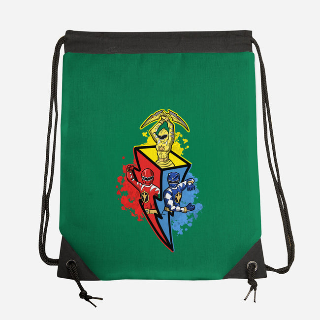 Dino Rangers-None-Drawstring-Bag-nickzzarto