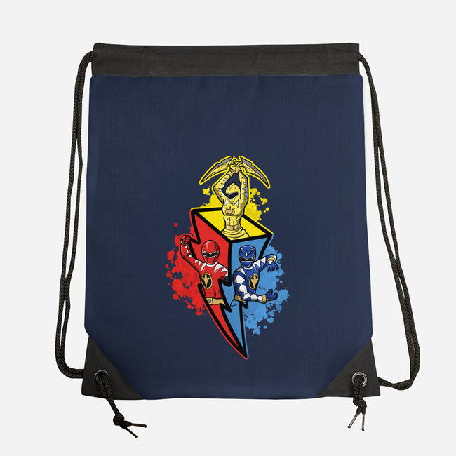 Dino Rangers-None-Drawstring-Bag-nickzzarto