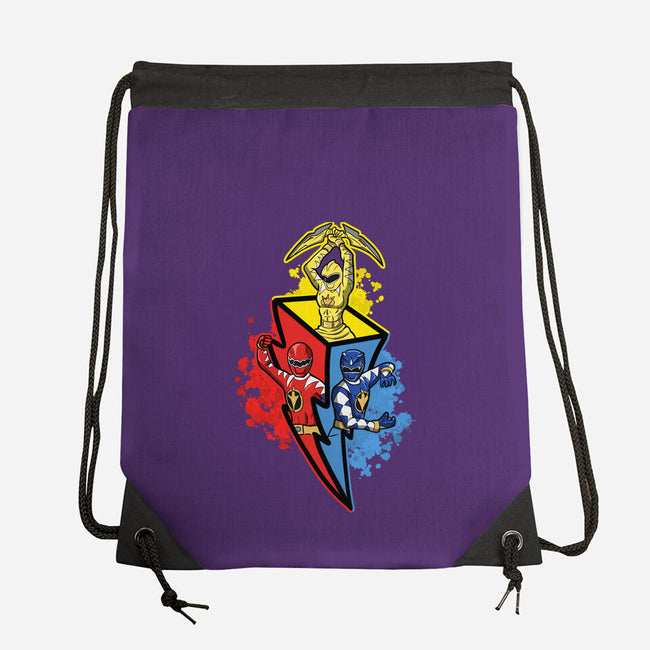 Dino Rangers-None-Drawstring-Bag-nickzzarto