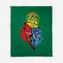 Dino Rangers-None-Fleece-Blanket-nickzzarto