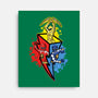 Dino Rangers-None-Stretched-Canvas-nickzzarto