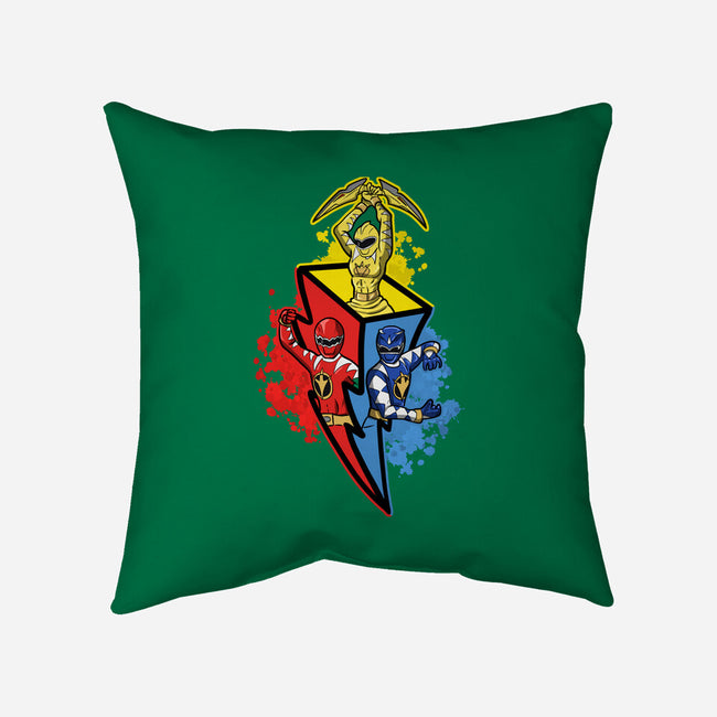 Dino Rangers-None-Removable Cover w Insert-Throw Pillow-nickzzarto