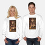 Freddy The Moon Man-Unisex-Crew Neck-Sweatshirt-BadBox