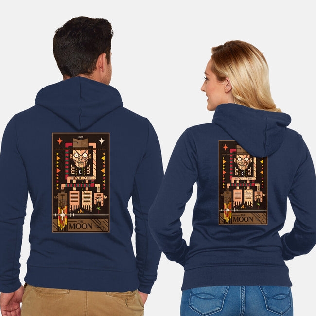 Freddy The Moon Man-Unisex-Zip-Up-Sweatshirt-BadBox