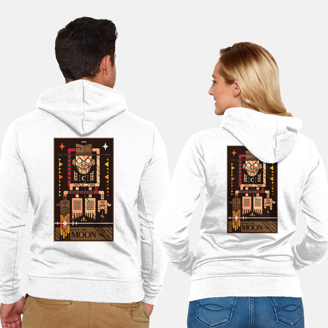 Freddy The Moon Man-Unisex-Zip-Up-Sweatshirt-BadBox