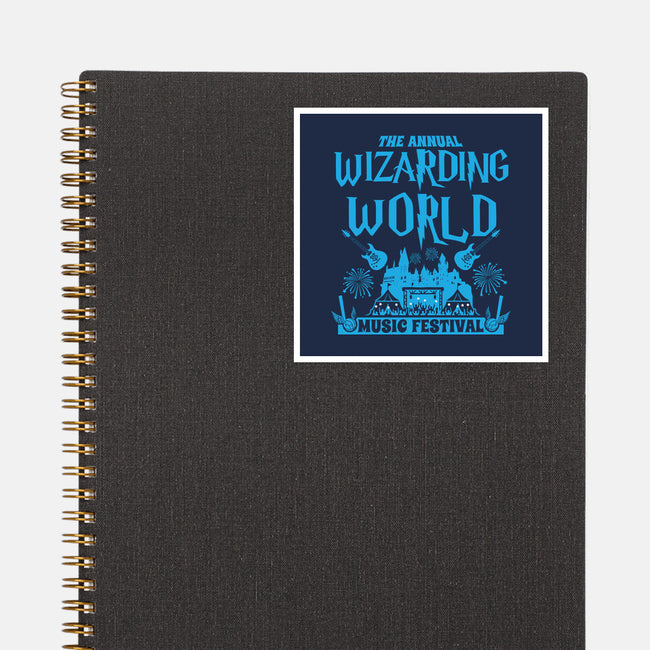 Wizarding World Music Festival-None-Glossy-Sticker-Boggs Nicolas