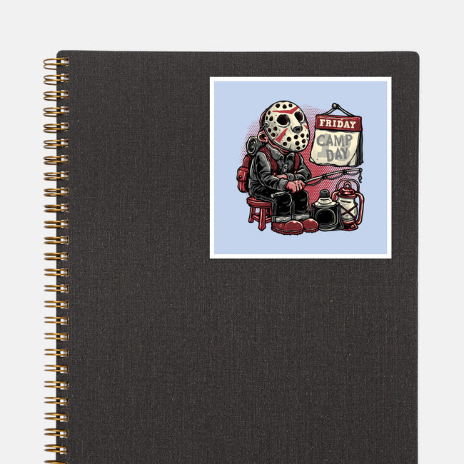 Friday Is Camp Day-None-Glossy-Sticker-glitchygorilla