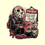 Friday Is Camp Day-Mens-Basic-Tee-glitchygorilla