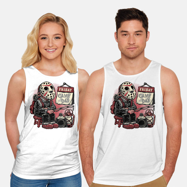 Friday Is Camp Day-Unisex-Basic-Tank-glitchygorilla
