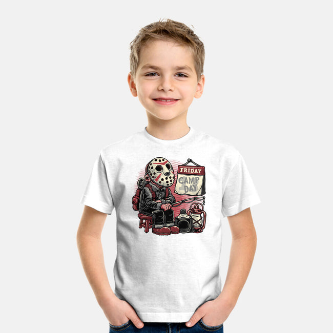 Friday Is Camp Day-Youth-Basic-Tee-glitchygorilla