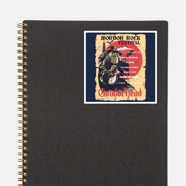 Mordor Fest-None-Glossy-Sticker-zascanauta