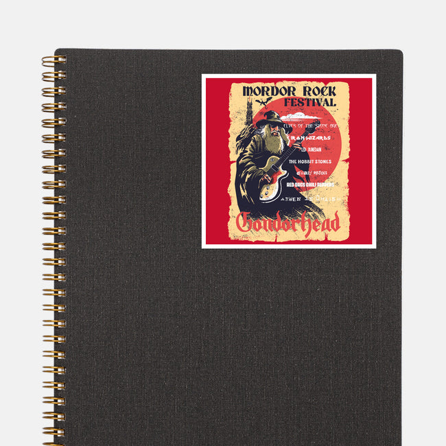 Mordor Fest-None-Glossy-Sticker-zascanauta