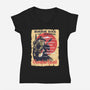 Mordor Fest-Womens-V-Neck-Tee-zascanauta