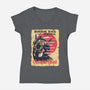Mordor Fest-Womens-V-Neck-Tee-zascanauta