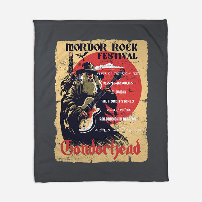 Mordor Fest-None-Fleece-Blanket-zascanauta