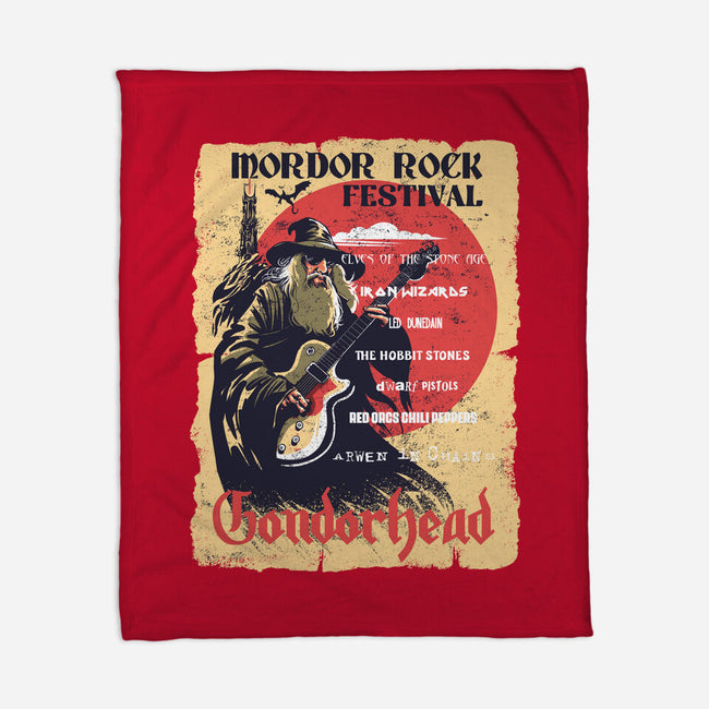 Mordor Fest-None-Fleece-Blanket-zascanauta