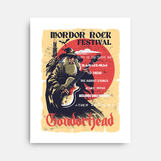 Mordor Fest-None-Stretched-Canvas-zascanauta