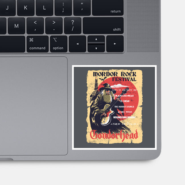 Mordor Fest-None-Glossy-Sticker-zascanauta