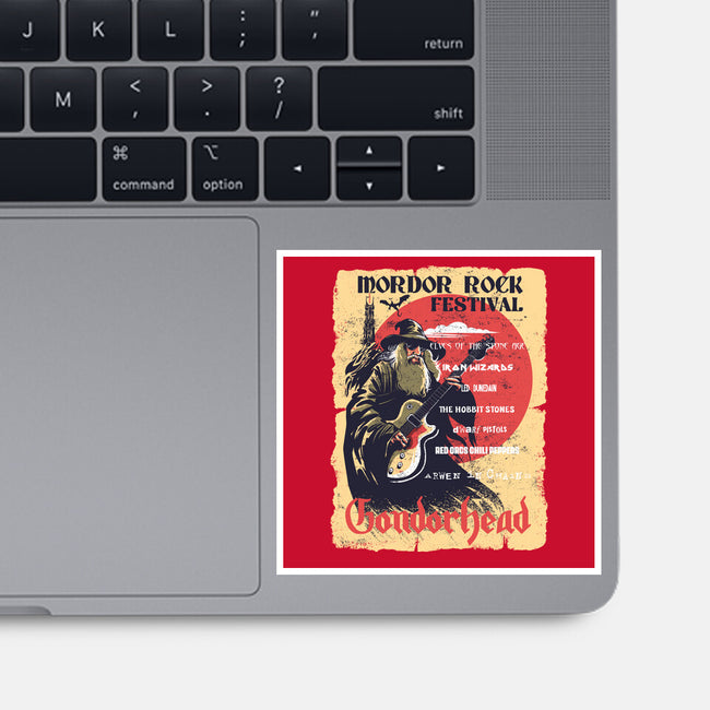 Mordor Fest-None-Glossy-Sticker-zascanauta