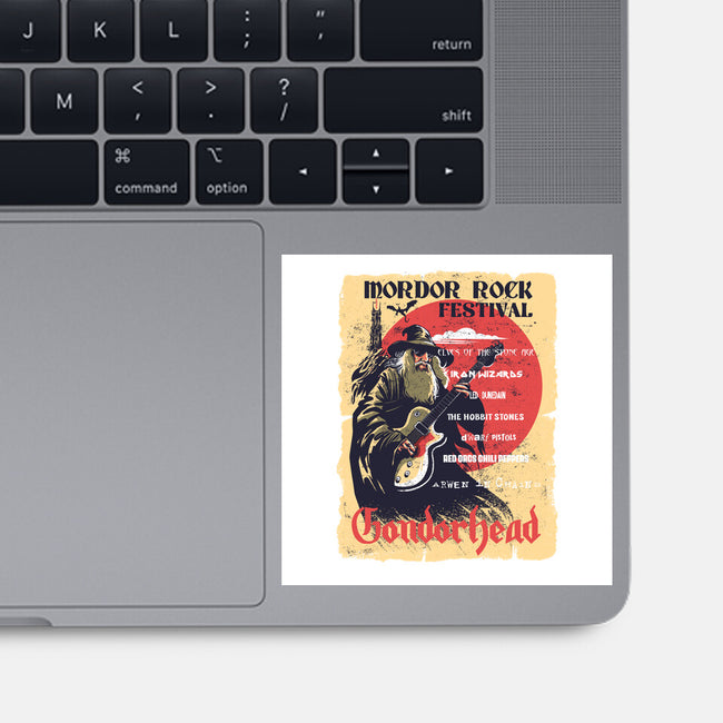 Mordor Fest-None-Glossy-Sticker-zascanauta