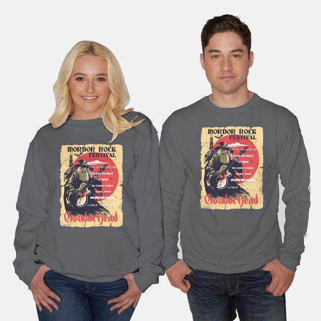 Mordor Fest-Unisex-Crew Neck-Sweatshirt-zascanauta