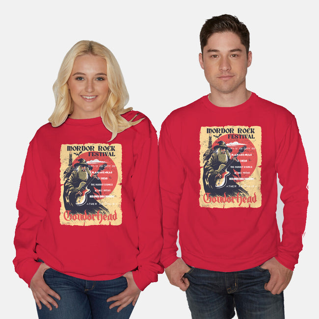 Mordor Fest-Unisex-Crew Neck-Sweatshirt-zascanauta