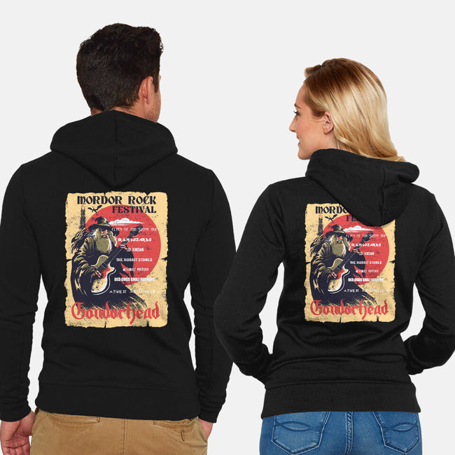 Mordor Fest-Unisex-Zip-Up-Sweatshirt-zascanauta