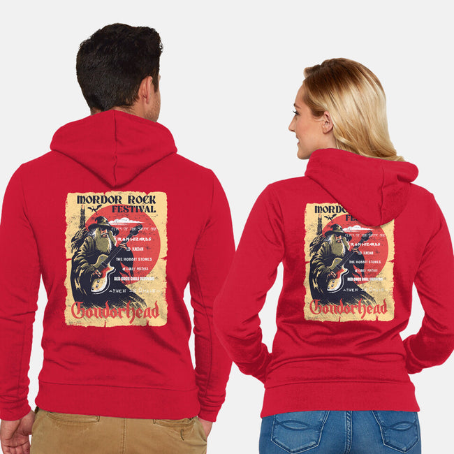 Mordor Fest-Unisex-Zip-Up-Sweatshirt-zascanauta