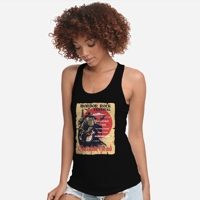 Mordor Fest-Womens-Racerback-Tank-zascanauta