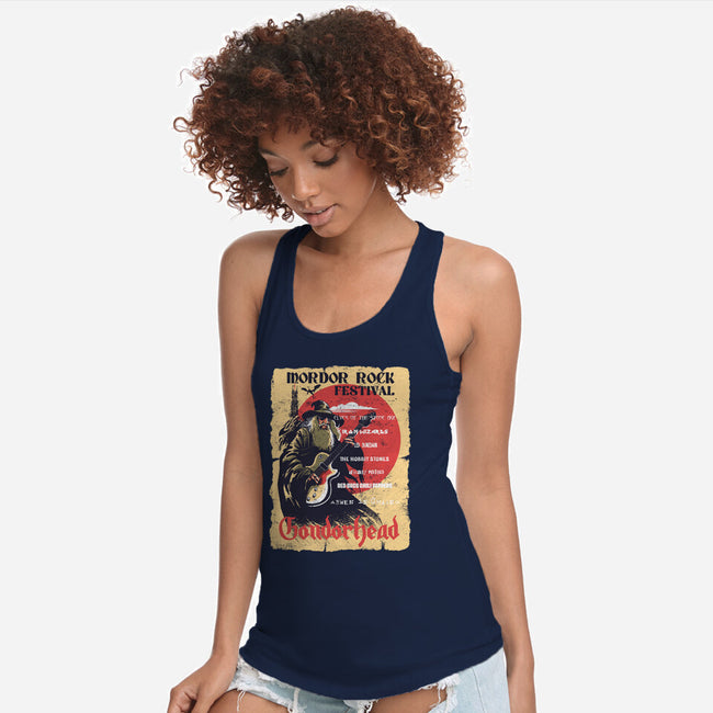 Mordor Fest-Womens-Racerback-Tank-zascanauta