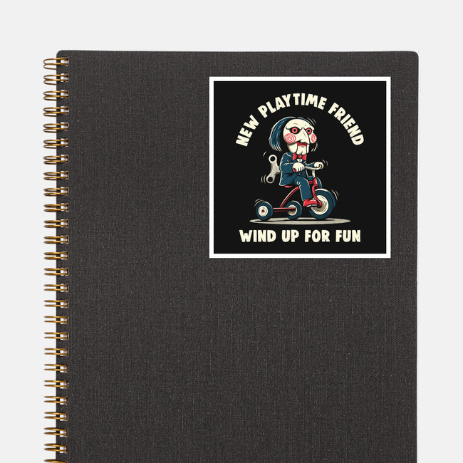 New Playtime Friend-None-Glossy-Sticker-Marinho