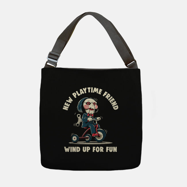 New Playtime Friend-None-Adjustable Tote-Bag-Marinho