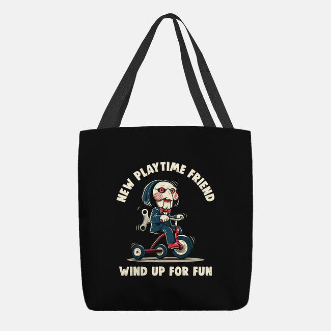 New Playtime Friend-None-Basic Tote-Bag-Marinho