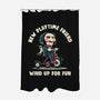 New Playtime Friend-None-Polyester-Shower Curtain-Marinho