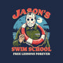 Jason's Swim School-Unisex-Zip-Up-Sweatshirt-Marinho