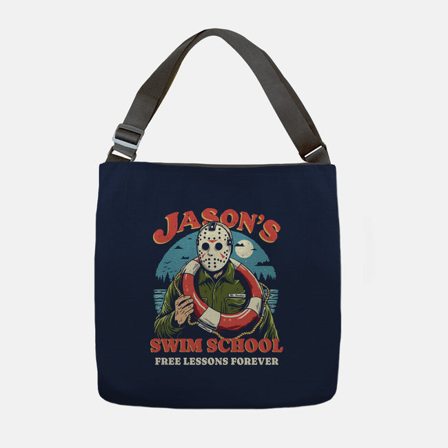 Jason's Swim School-None-Adjustable Tote-Bag-Marinho