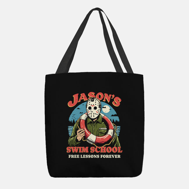 Jason's Swim School-None-Basic Tote-Bag-Marinho