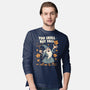 You Shall Not Fall-Mens-Long Sleeved-Tee-Marinho