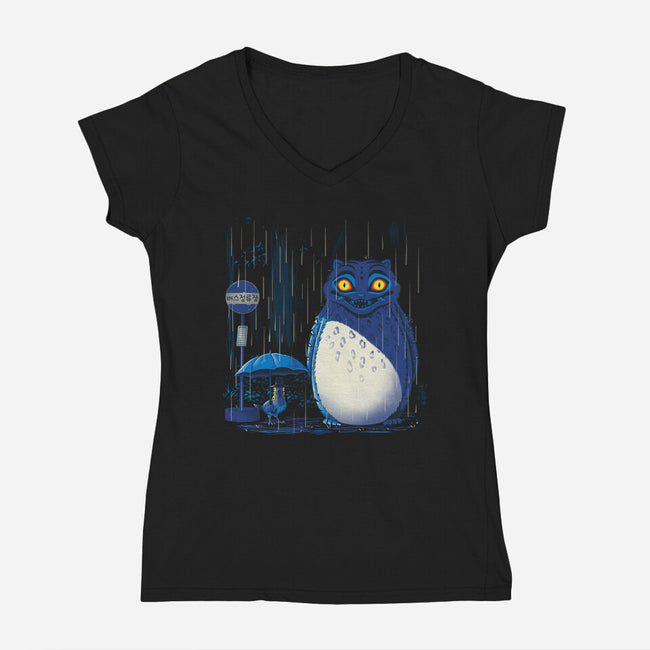 My Supernatural Pets-Womens-V-Neck-Tee-Betmac