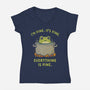 A Slow Boil-Womens-V-Neck-Tee-kg07