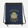 A Slow Boil-None-Drawstring-Bag-kg07