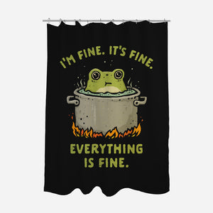 A Slow Boil-None-Polyester-Shower Curtain-kg07