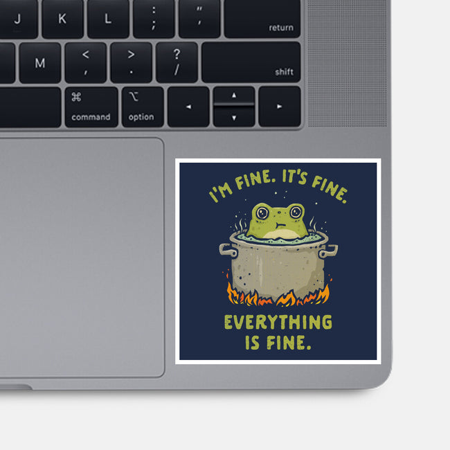 A Slow Boil-None-Glossy-Sticker-kg07