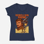 Rebellion Rising-Womens-V-Neck-Tee-GedWorks