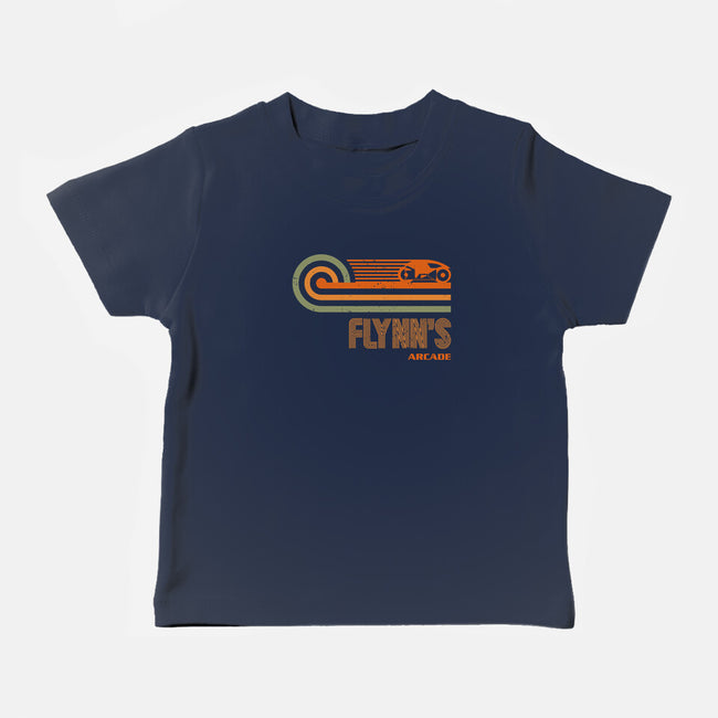 Retro Vintage Arcade-Baby-Basic-Tee-retrodivision