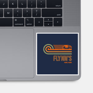 Retro Vintage Arcade-None-Glossy-Sticker-retrodivision