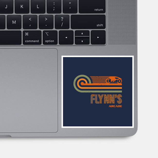 Retro Vintage Arcade-None-Glossy-Sticker-retrodivision