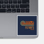 Retro Vintage Arcade-None-Glossy-Sticker-retrodivision